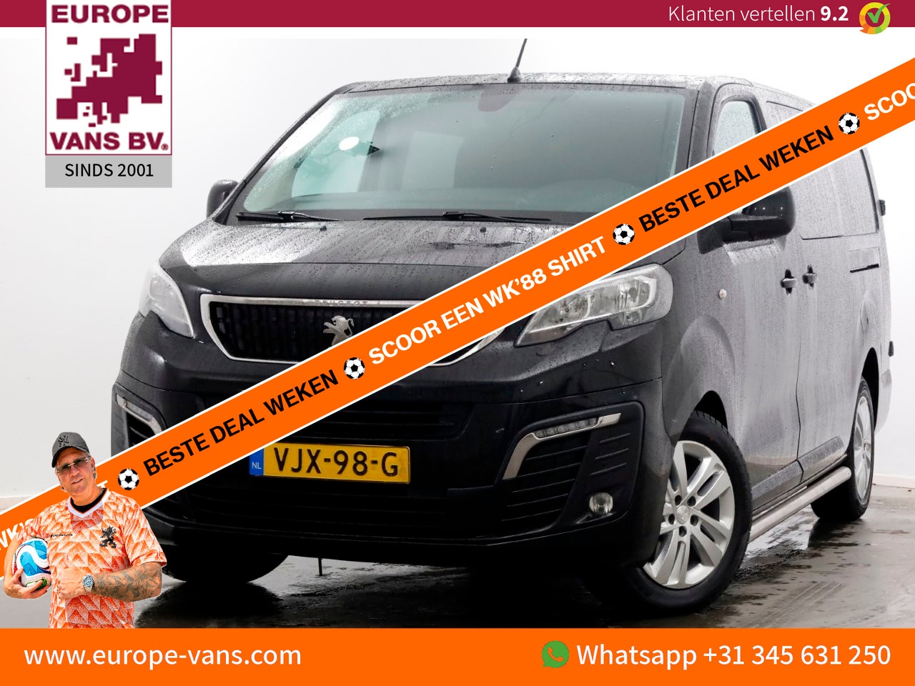 Peugeot Expert - 2.0 BlueHDI 120pk Automaat L3 Premium D.C. Navi/Camera/2x Schuifdeur 03-2021 - AutoWereld.nl
