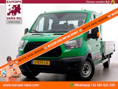 Ford Transit - 350 2.0 TDCI 130pk E6 RWD D.C. Open Laadbak Trekhaak 2800kg 02-2018