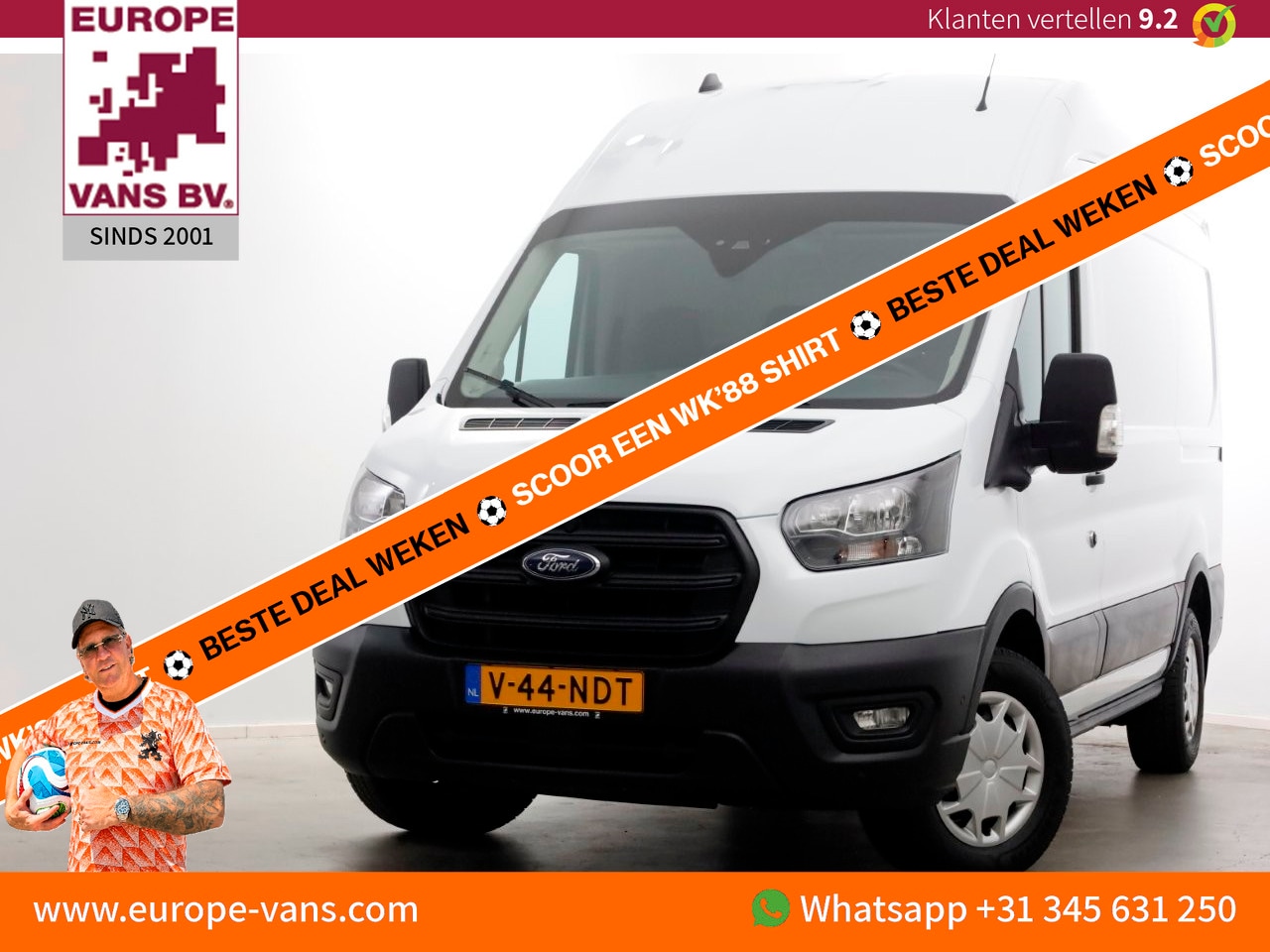 Ford Transit - 2.0 TDCI 130pk L2H3 Trend ACC/Navi/Camera 03-2024 - AutoWereld.nl