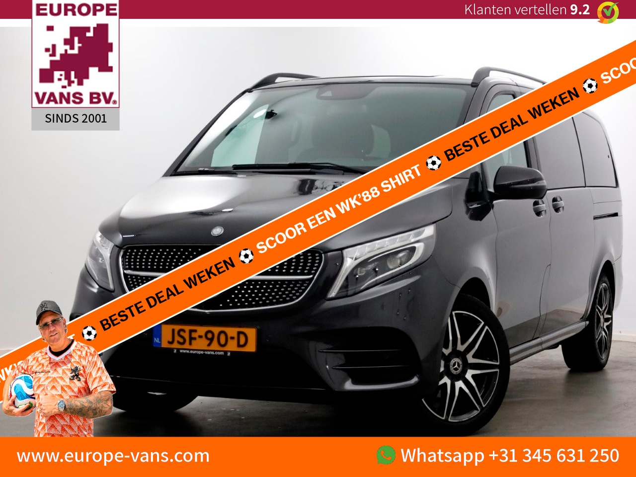 Mercedes-Benz V-klasse - 300d 4-MATIC Lang Edition AMG Personenbus INCL. BTW/BPM 09-2021 - AutoWereld.nl