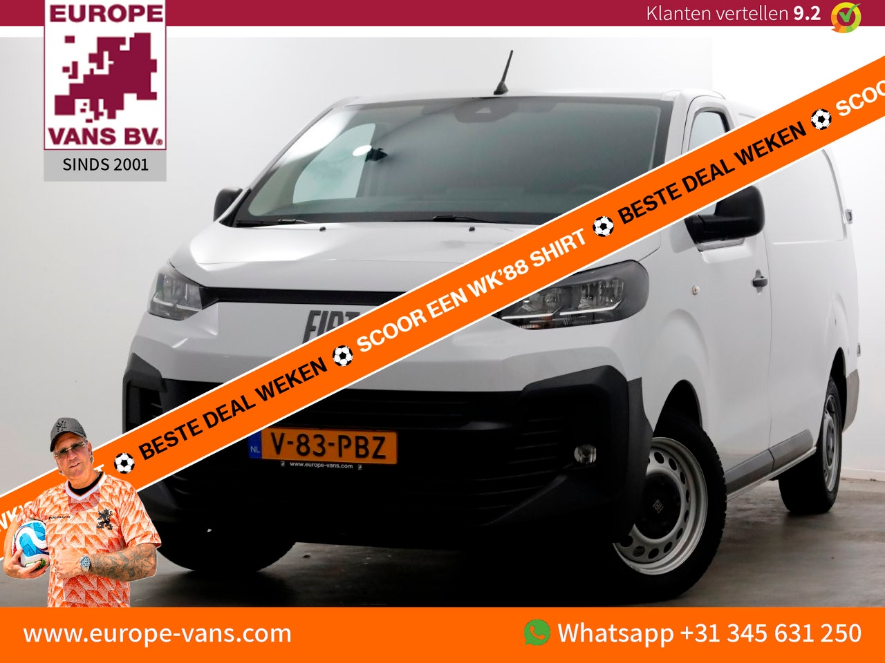 Fiat Scudo - 2.0 Diesel 145pk Automaat L3 Airco/Navi/Camera 09-2024 - AutoWereld.nl