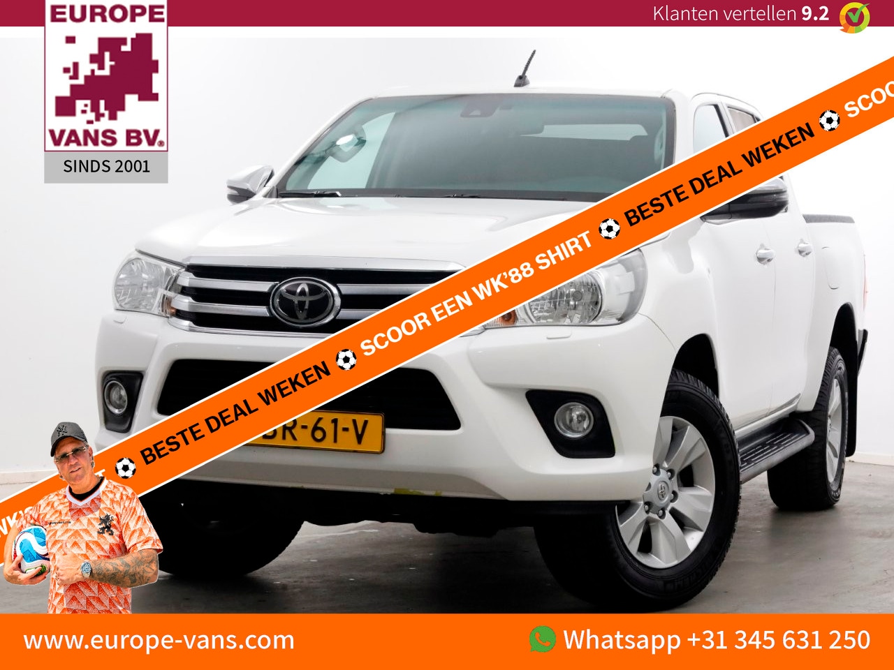 Toyota HiLux - 2.4 D-4D-F 150pk E6 4WD 4x4 Double Cab Automaat 08-2019 - AutoWereld.nl