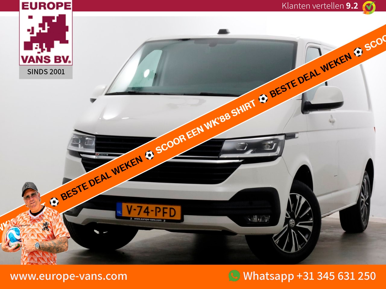 Volkswagen Transporter - T6.1 2.0 TDI 204pk L1H1 DSG-Automaat 4Motion 4x4 LED/Airco/Navi/Camera 08-2022 - AutoWereld.nl
