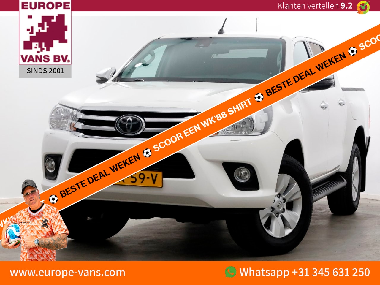 Toyota HiLux - 2.4 D-4D-F 150pk E6 4WD 4x4 Double Cab Automaat 08-2019 - AutoWereld.nl