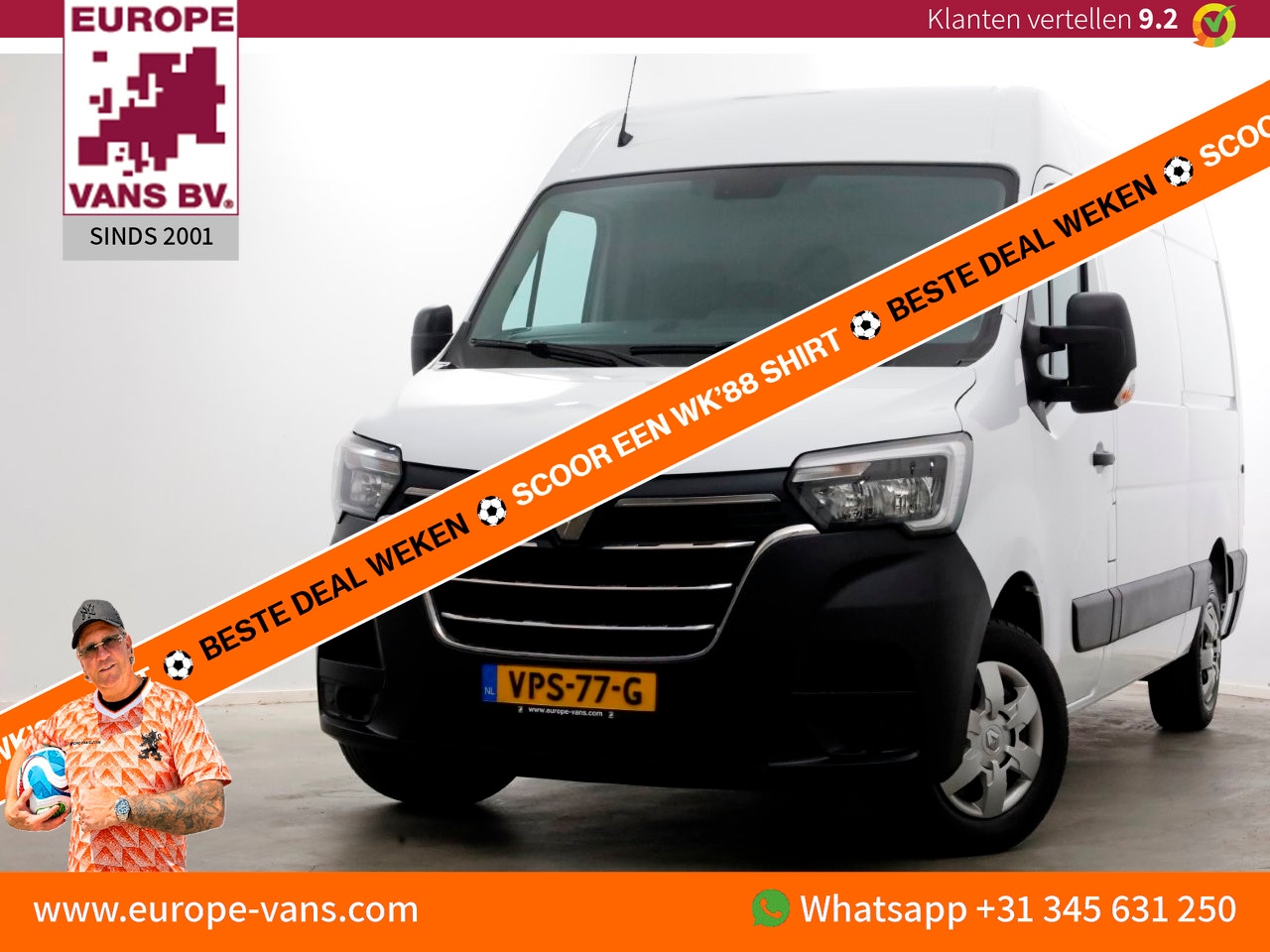 Renault Master - T35 2.3 dCi 150pk L2H2 Energy Comfort Airco 03-2022 - AutoWereld.nl