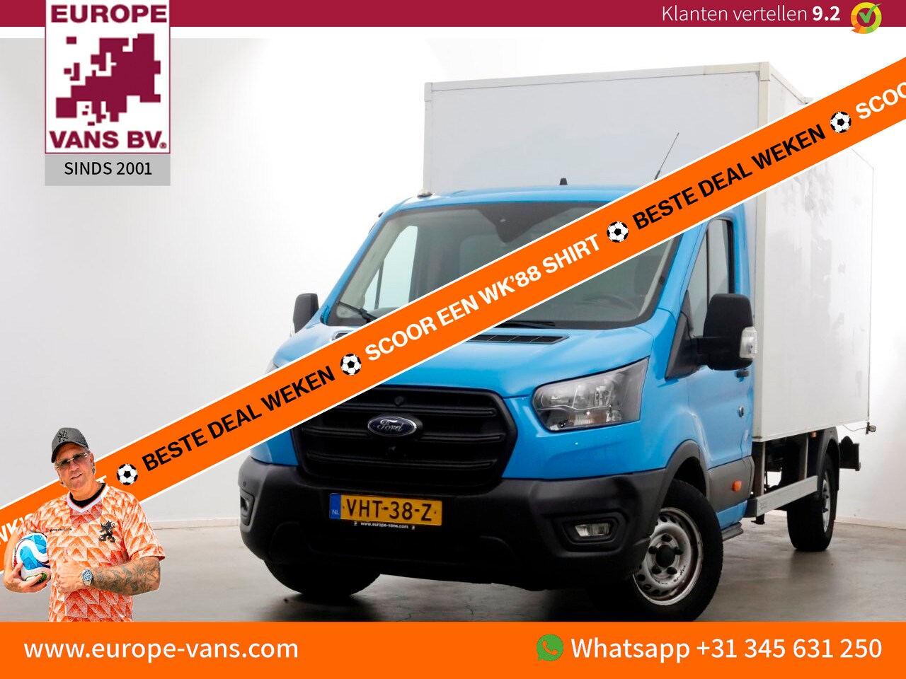 Ford Transit - 350 2.0 TDCI 130pk Bakwagen met achterdeuren 2-Persoons 12-2020 - AutoWereld.nl