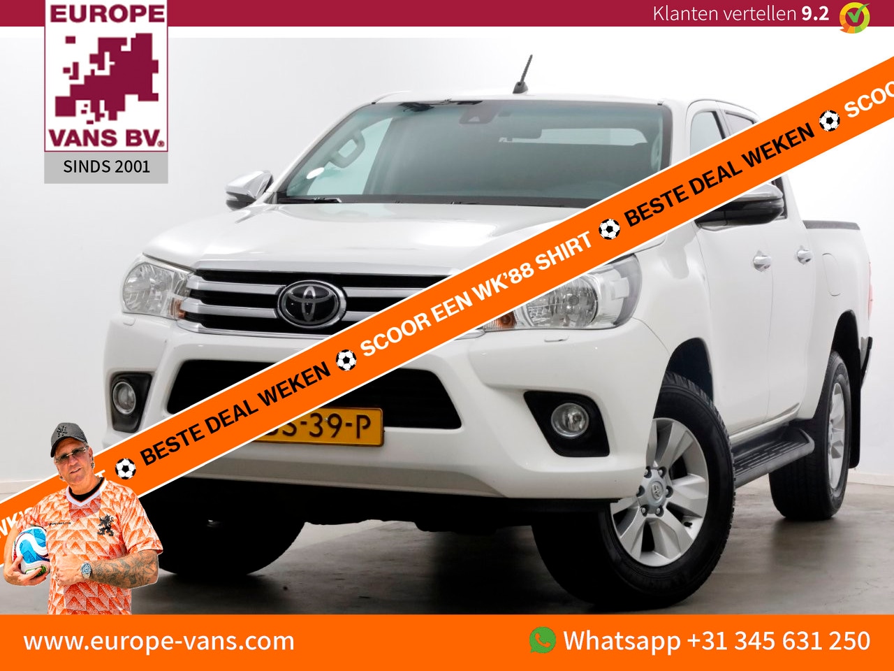Toyota HiLux - 2.4 D-4D-F 150pk E6 4WD 4x4 Double Cab Automaat 08-2019 - AutoWereld.nl