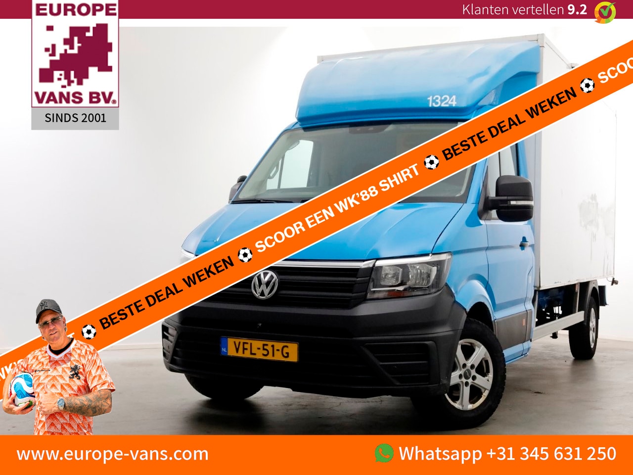 Volkswagen Crafter - 35 2.0 TDI E6 Bakwagen met achterdeuren 2-Persoons 03-2020 - AutoWereld.nl