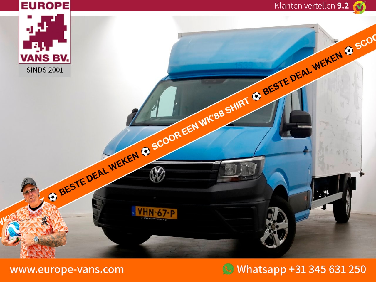 Volkswagen Crafter - 35 2.0 TDI E6 Bakwagen met achterdeuren 2-Persoons 11-2020 - AutoWereld.nl