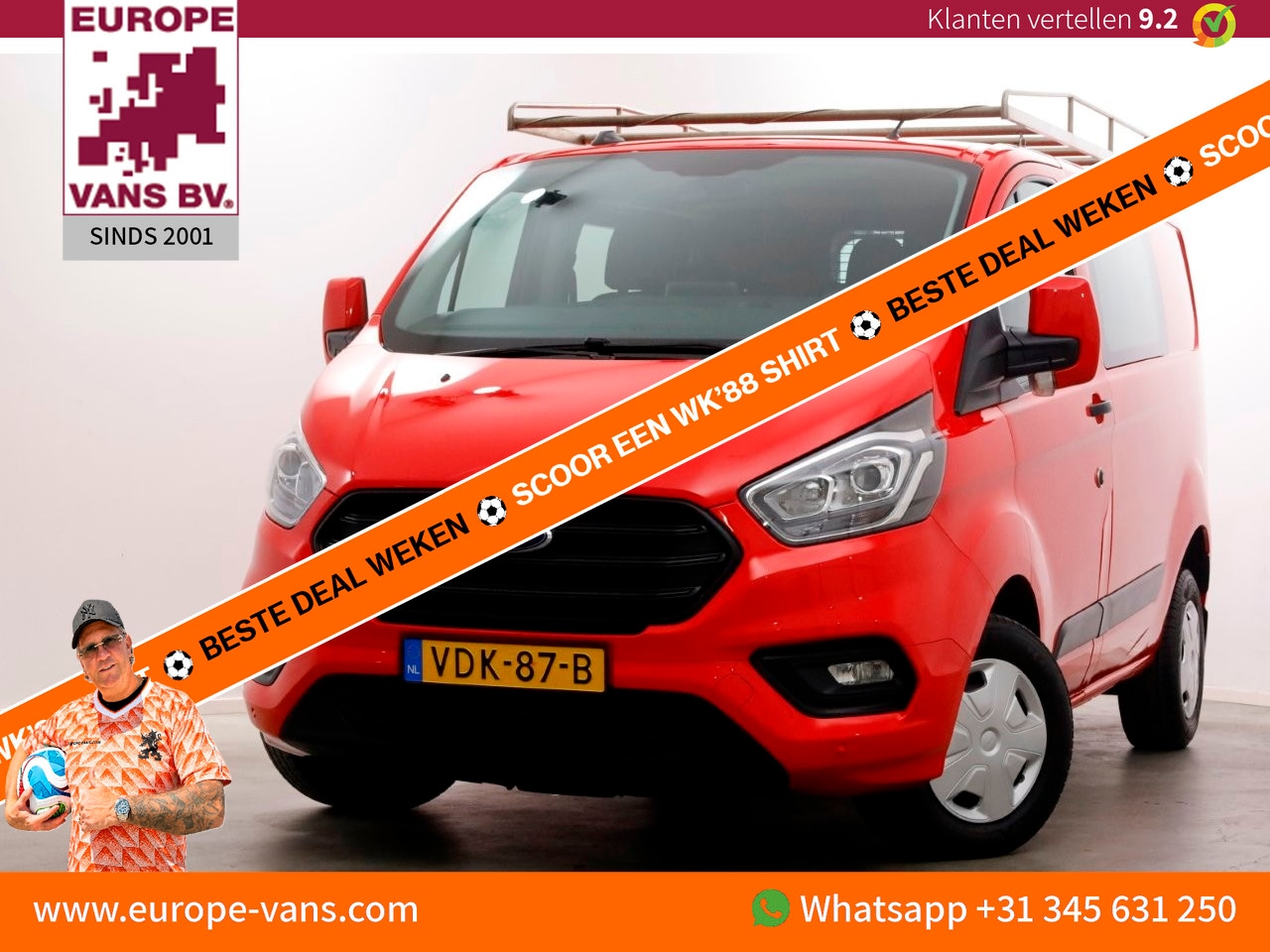 Ford Transit Custom - 2.0 TDCI 130pk L1H1 Trend D.C. Airco/Navi/Imperiaal 11-2019 - AutoWereld.nl