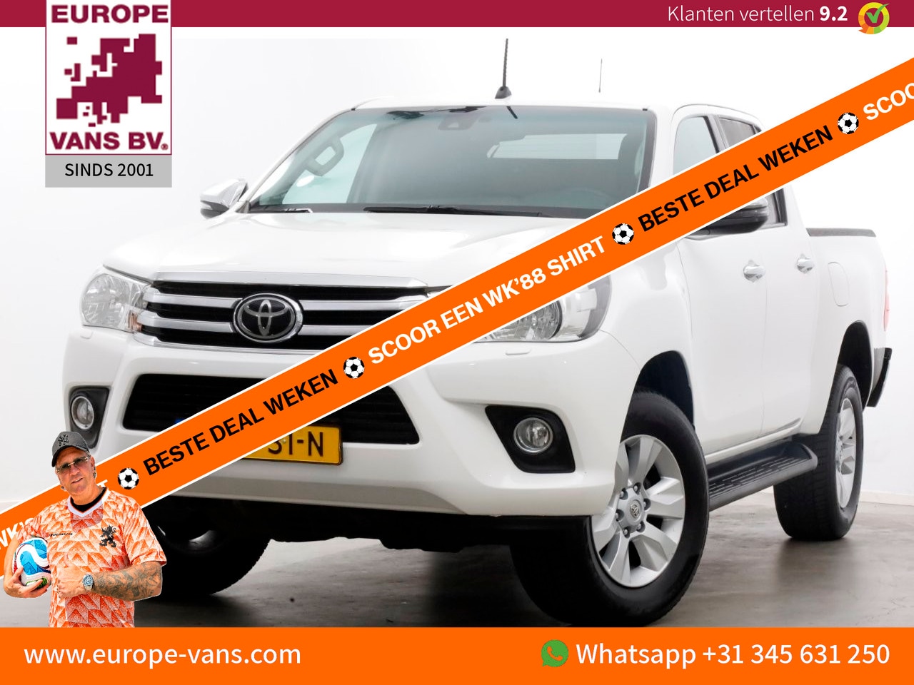 Toyota HiLux - 2.4 D-4D-F 150pk E6 4WD 4x4 Double Cab Automaat 04-2020 - AutoWereld.nl