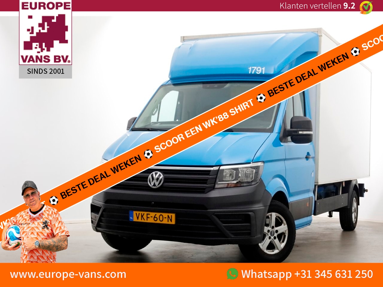 Volkswagen Crafter - 35 2.0 TDI E6 Bakwagen met achterdeuren 2-Persoons 04-2021 - AutoWereld.nl