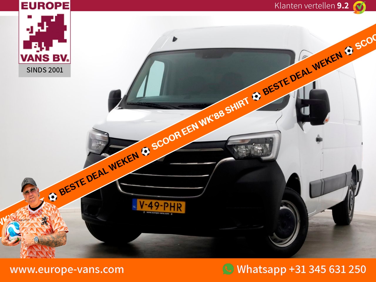 Renault Master - T35 2.3 dCi 135pk L2H2 Comfort Airco/Navi NIEUW BPM-vrij 03-2023 - AutoWereld.nl