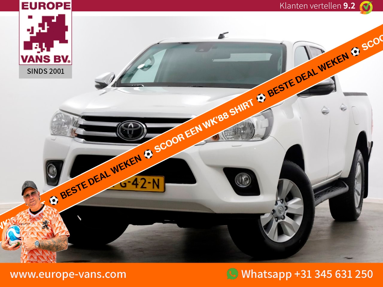 Toyota HiLux - 2.4 D-4D-F 150pk E6 4WD 4x4 Double Cab Automaat 03-2020 - AutoWereld.nl