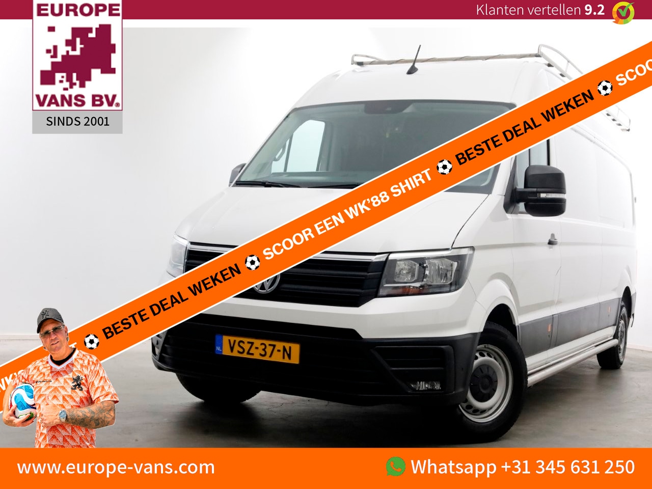 Volkswagen Crafter - 35 2.0 TDI 140pk L4H3 (L3H2) Maxi Airco/Camera/Imperiaal 12-2022 - AutoWereld.nl