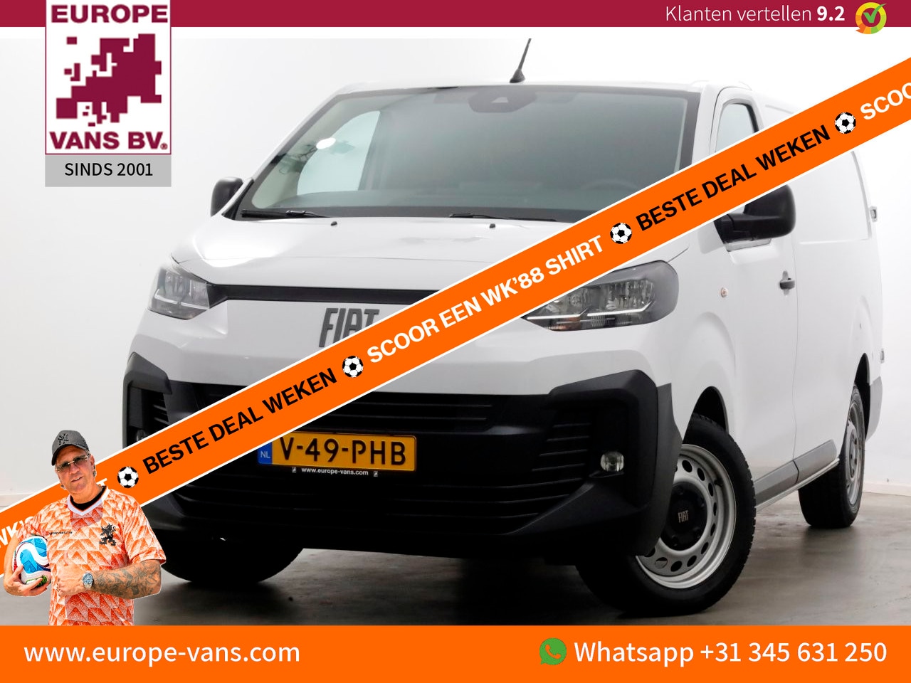 Fiat Scudo - 2.0 Diesel 145pk Automaat L3 Airco/Navi/Camera 12-2024 - AutoWereld.nl