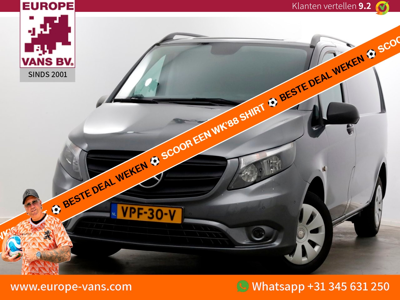 Mercedes-Benz Vito - 114 CDI 136pk RWD Compact 9G Automaat Navi/Camera/Achterklep 04-2022 - AutoWereld.nl
