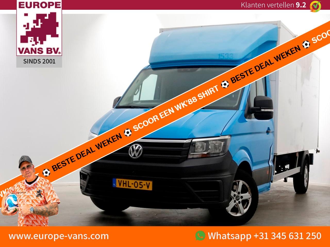 Volkswagen Crafter - 35 2.0 TDI E6 Bakwagen met achterdeuren 2-Persoons 11-2020 - AutoWereld.nl
