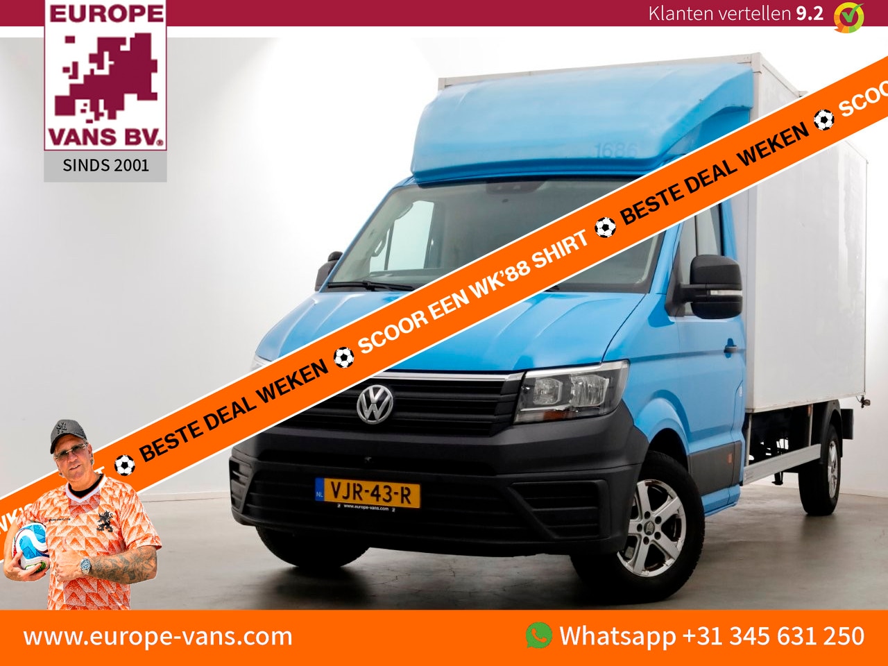 Volkswagen Crafter - 35 2.0 TDI E6 Bakwagen met achterdeuren 2-Persoons 03-2021 - AutoWereld.nl
