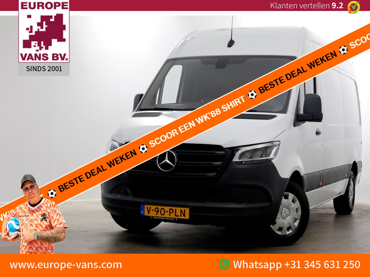 Mercedes-Benz Sprinter - 317 CDI 170pk RWD L2H2 LED/Airco/Camera 05-2021 - AutoWereld.nl