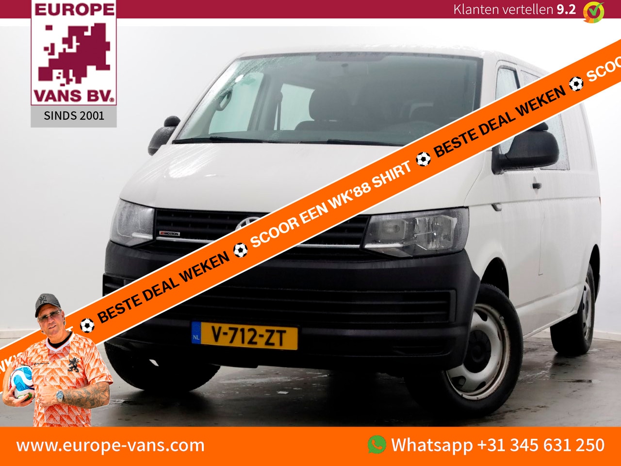 Volkswagen Transporter - T6 2.0 TSI Benzine 4Motion 4x4 DSG-Automaat Lang D.C. Achterklep BPM-Vrij 07-2019 - AutoWereld.nl