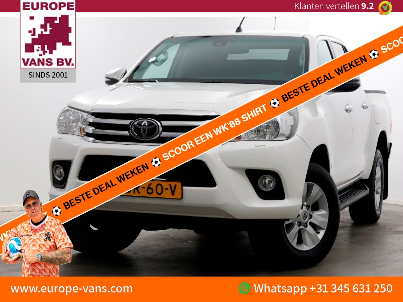 Toyota HiLux - 2.4 D-4D-F 150pk E6 4WD 4x4 Double Cab Automaat 08-2019 - AutoWereld.nl