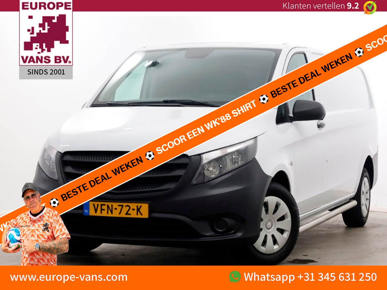 Mercedes-Benz Vito - 110 CDI XL Extra Lang Airco/Camera 04-2020 - AutoWereld.nl