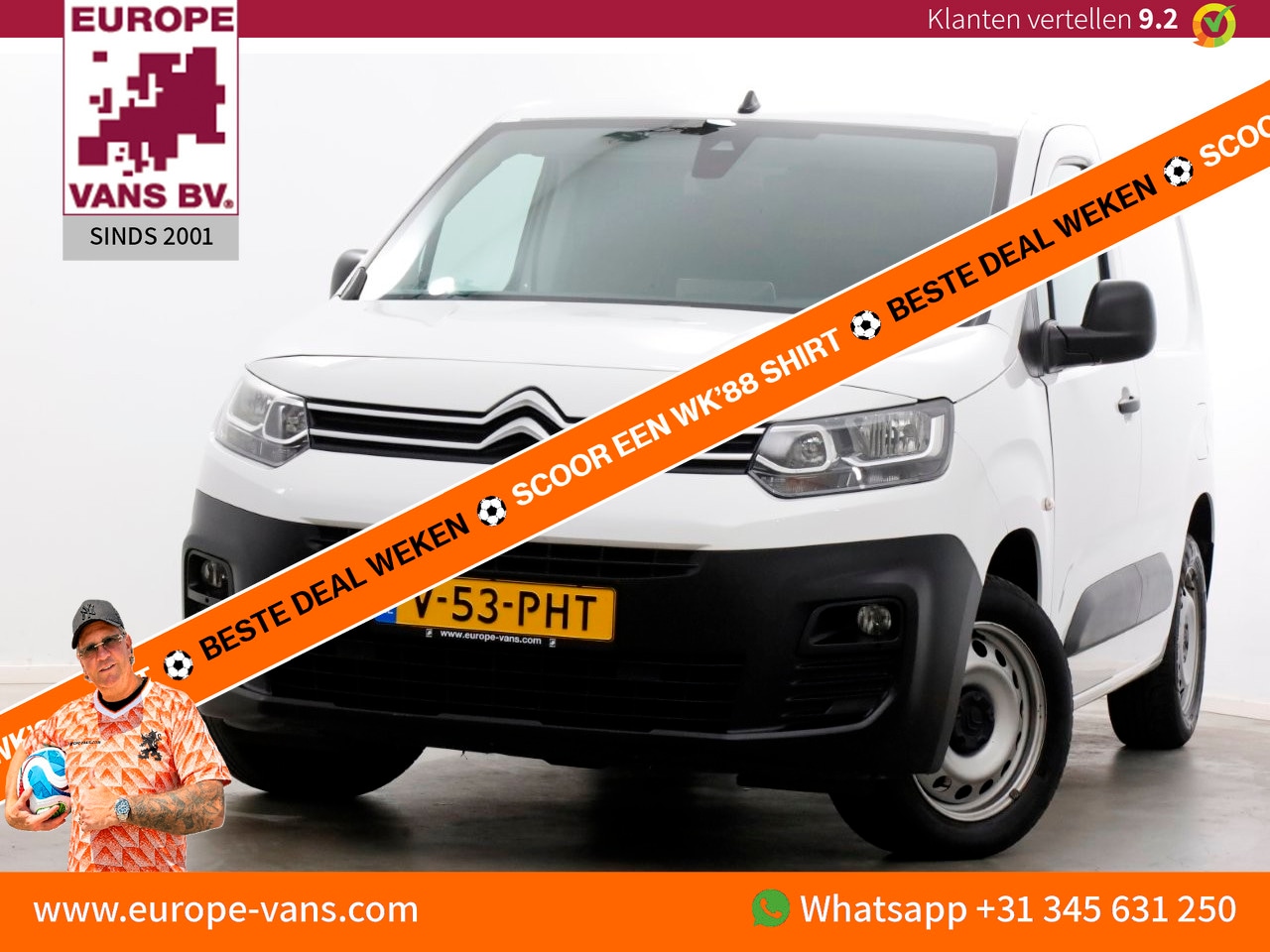 Citroën Berlingo - 1.5 BlueHDI 130pk Automaat Airco/CarPlay 01-2022 - AutoWereld.nl