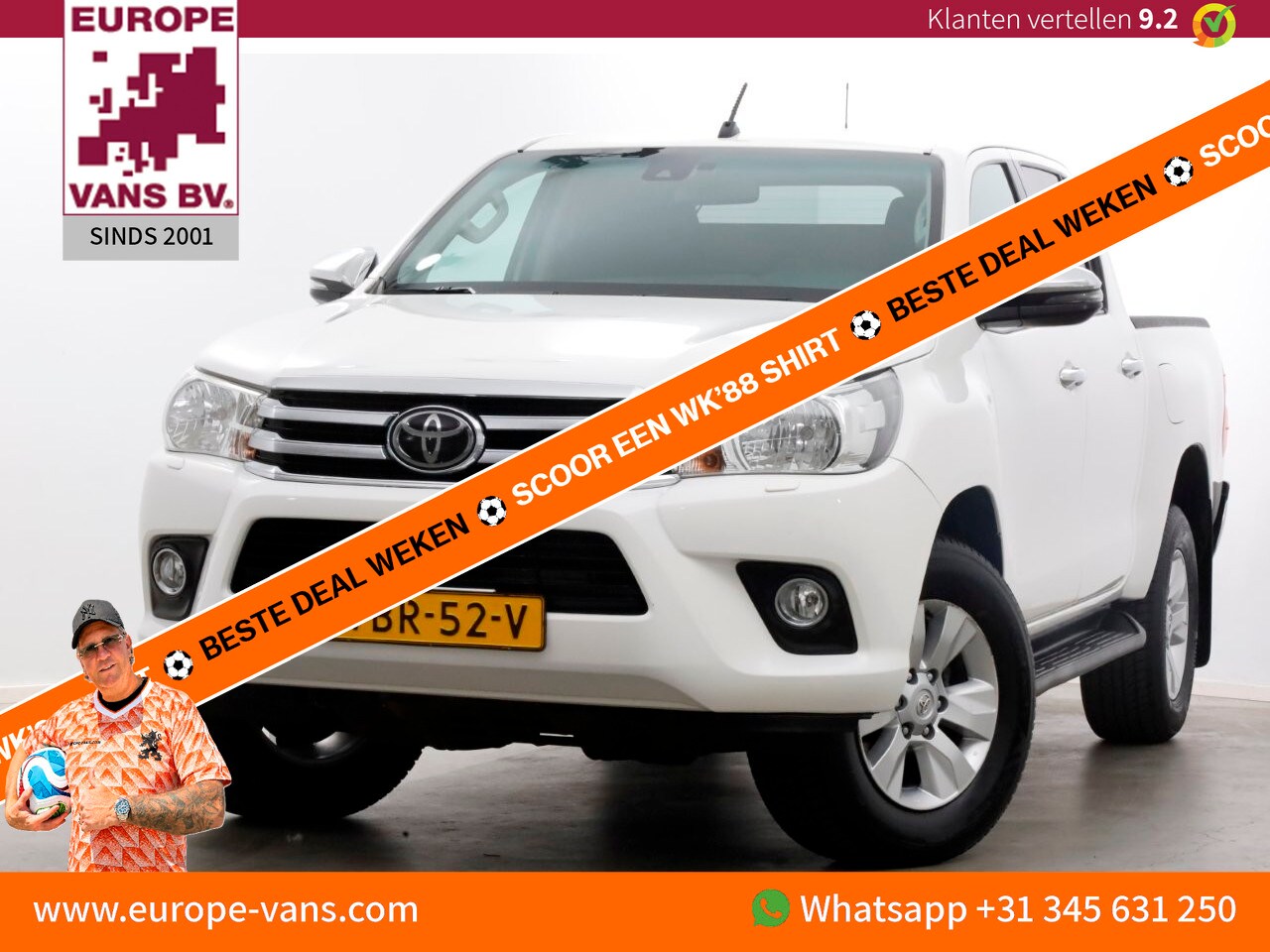 Toyota HiLux - 2.4 D-4D-F 150pk E6 4WD 4x4 Double Cab Automaat 08-2019 - AutoWereld.nl