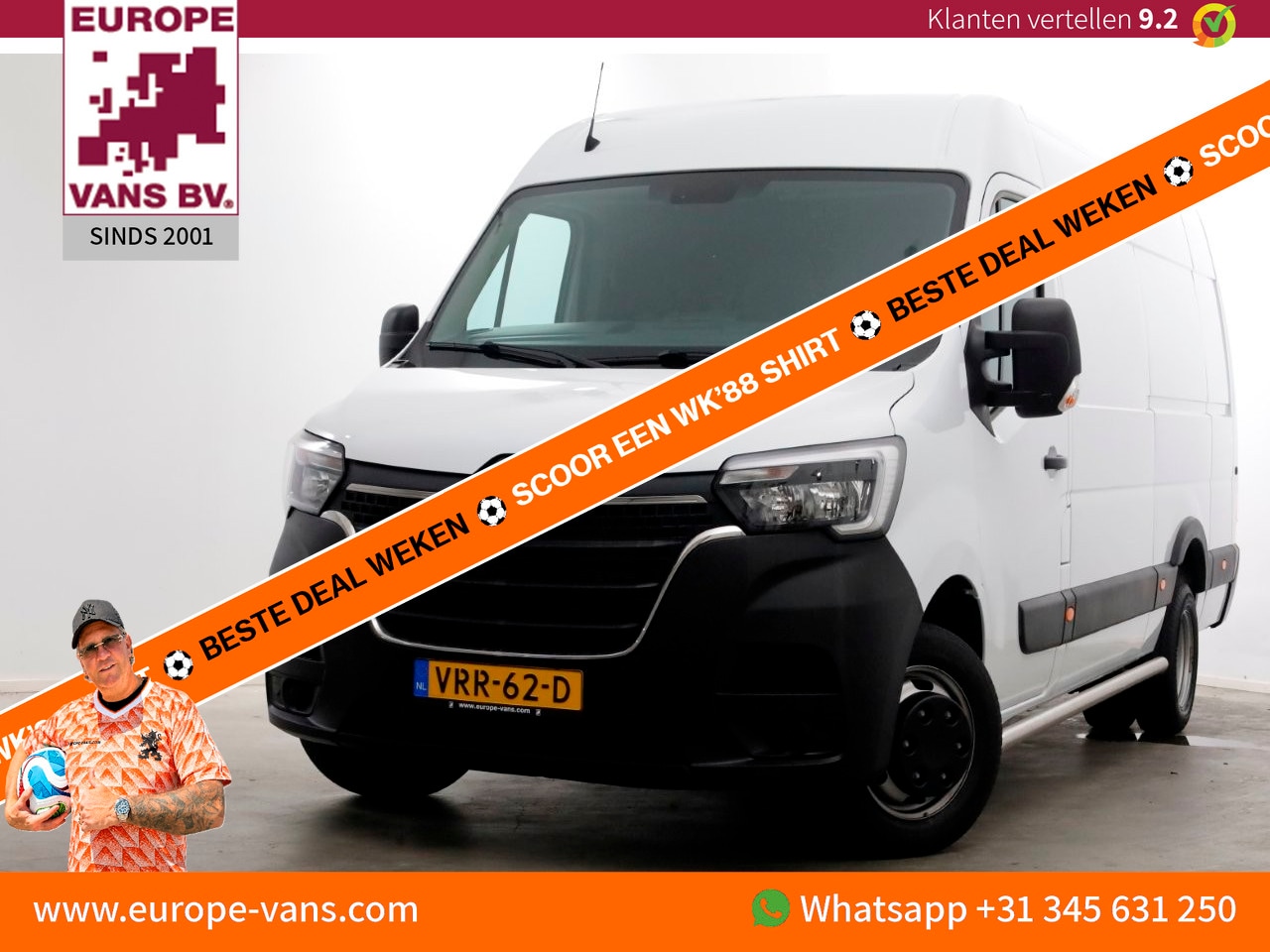 Renault Master - T35 2.3 dCi 130pk L3H2 Dubbel lucht Airco/Camera/Trekhaak 3500kg 09-2022 - AutoWereld.nl