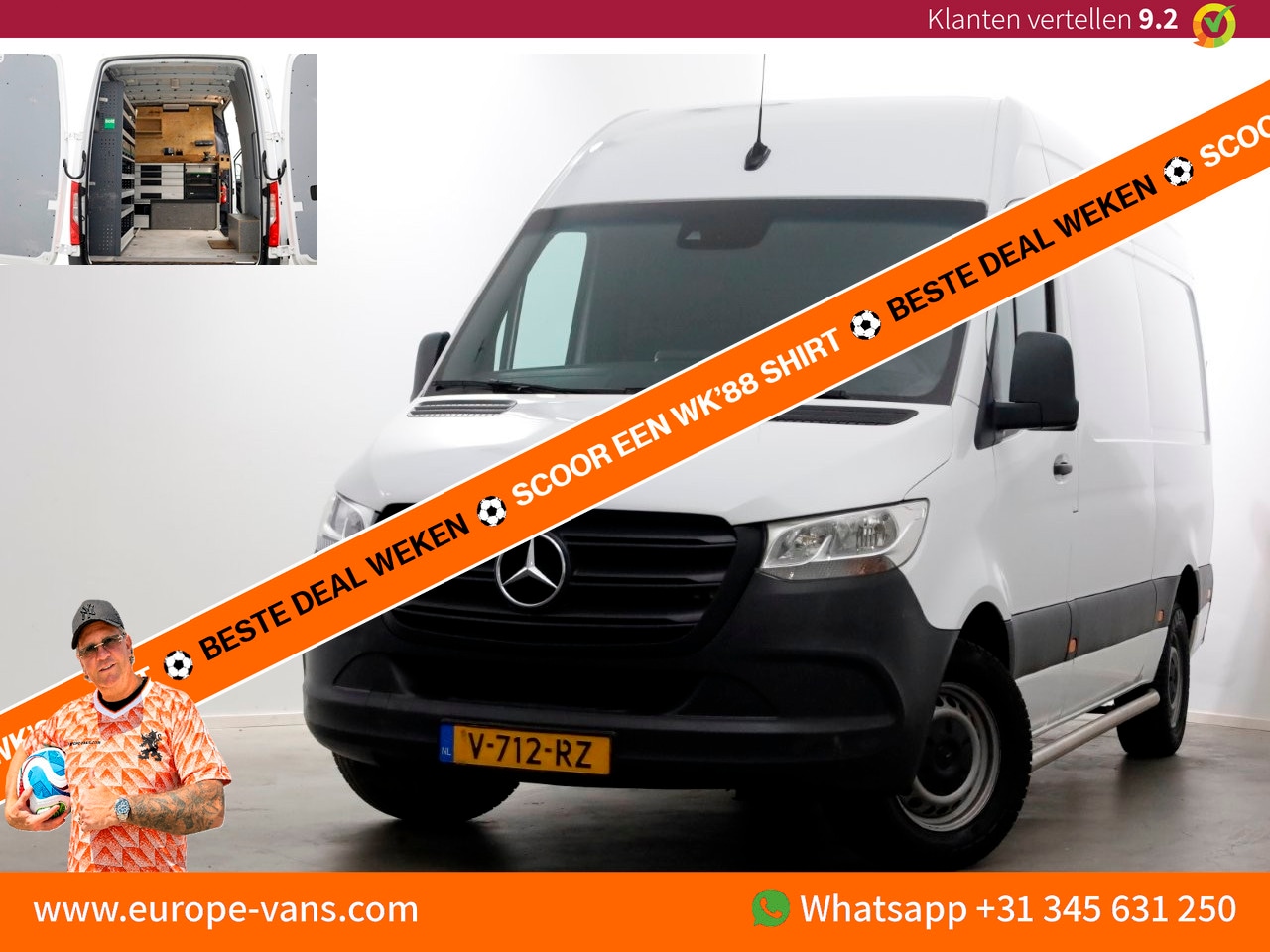 Mercedes-Benz Sprinter - 311 CDI 115pk L2H2 RWD Servicewagen Airco/Camera 09-2018 - AutoWereld.nl
