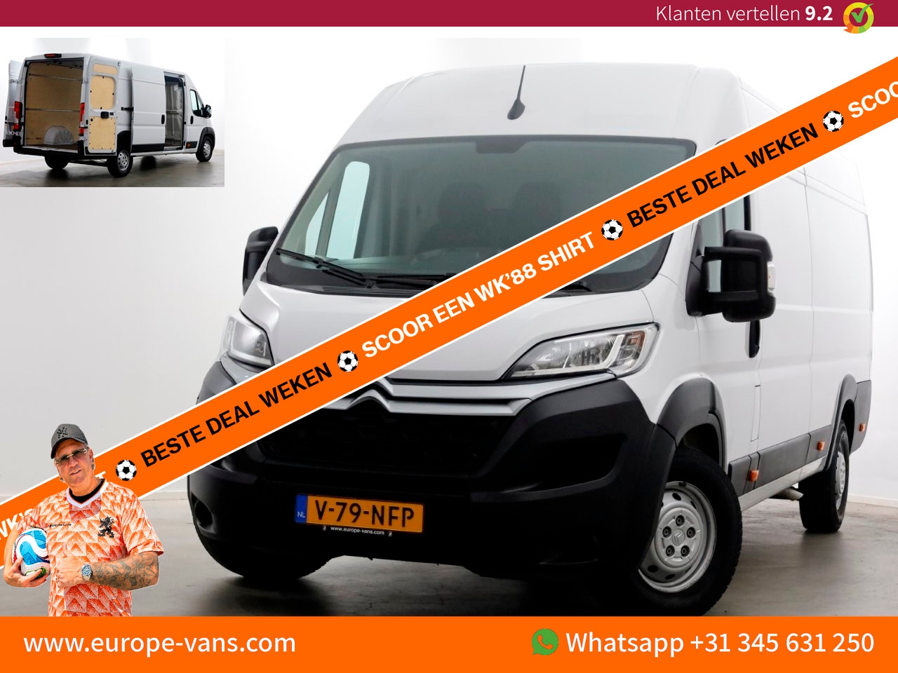 Citroën Jumper - 2.2 BlueHDi 165pk L4H2 Airco/Navi/Camera 06-2024 - AutoWereld.nl