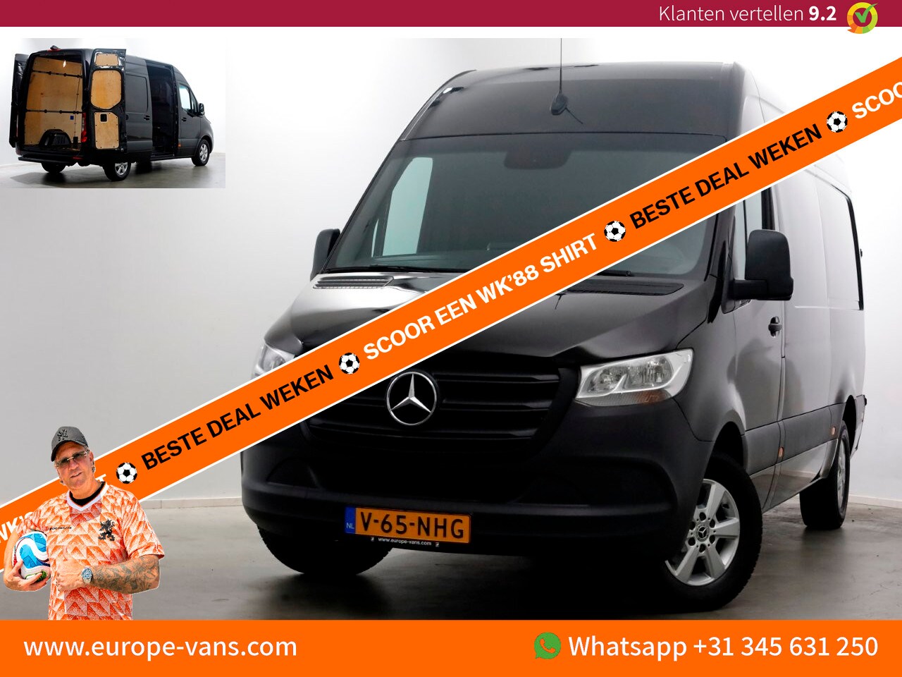 Mercedes-Benz Sprinter - 314 CDI 143pk RWD L2H2 Airco/Navi/Camera 11-2019 - AutoWereld.nl