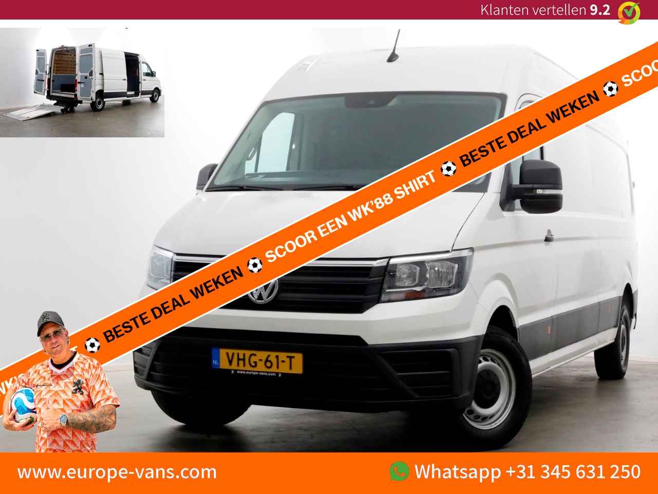 Volkswagen Crafter - 35 2.0 TDI 177pk L4H3 RWD (L3H2) Maxi Navi/Camera Laadklep 500kg 10-2020 - AutoWereld.nl