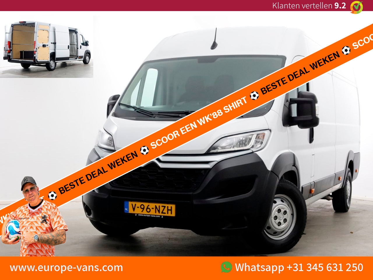 Citroën Jumper - 2.2 BlueHDi 165pk L4H2 Airco/Navi/Camera 06-2024 - AutoWereld.nl