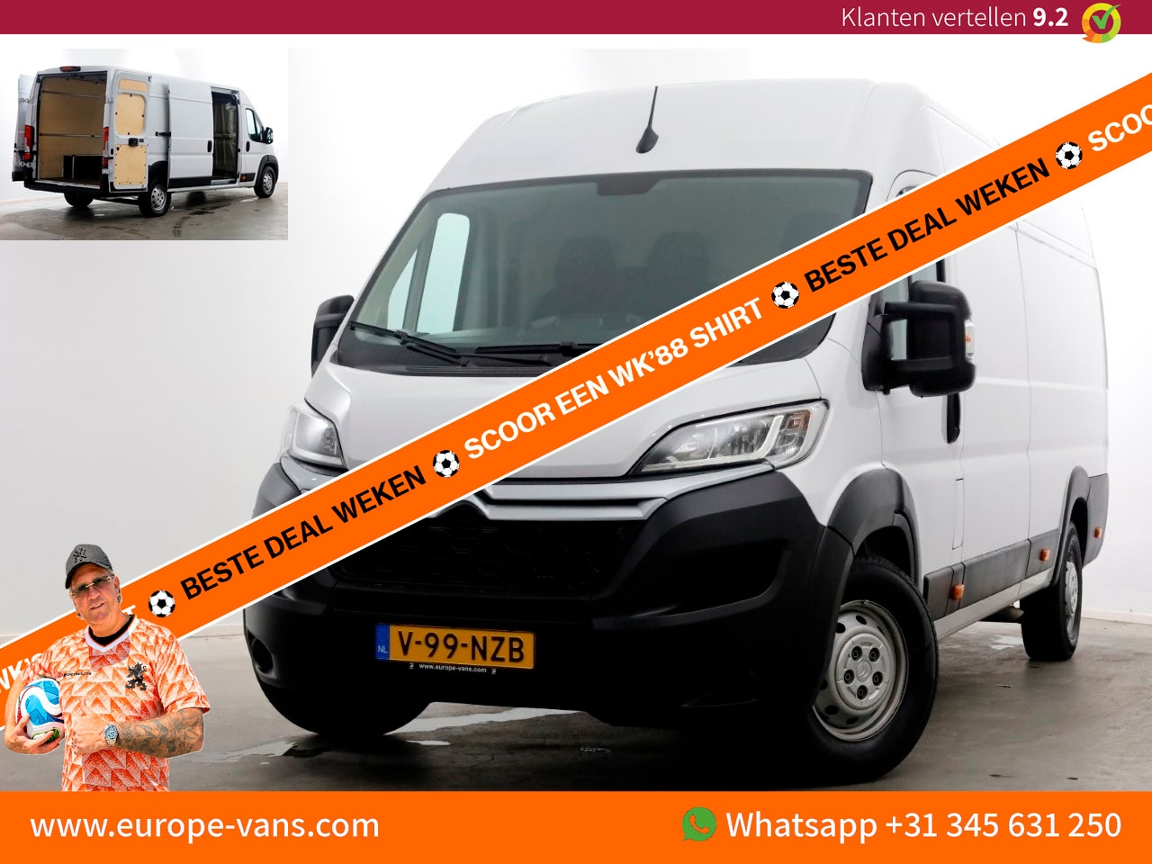 Citroën Jumper - 2.2 BlueHDi 165pk L4H2 Airco/Navi/Camera 05-2024 - AutoWereld.nl