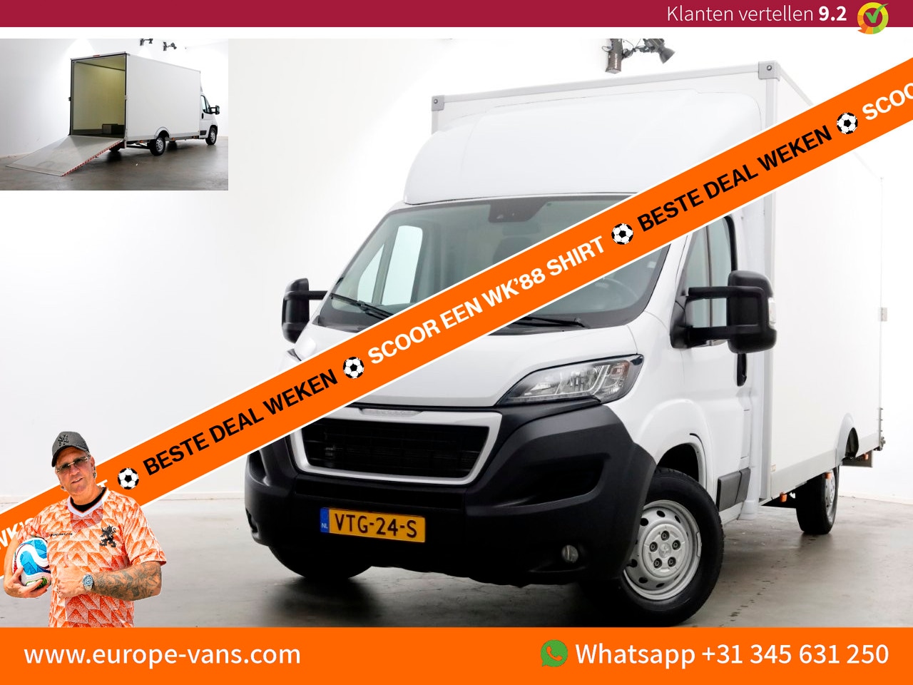 Peugeot Boxer - 2.2 BlueHDi 165pk Durisotti Lowliner Bakwagen met laadklep L454cm 01-2023 - AutoWereld.nl