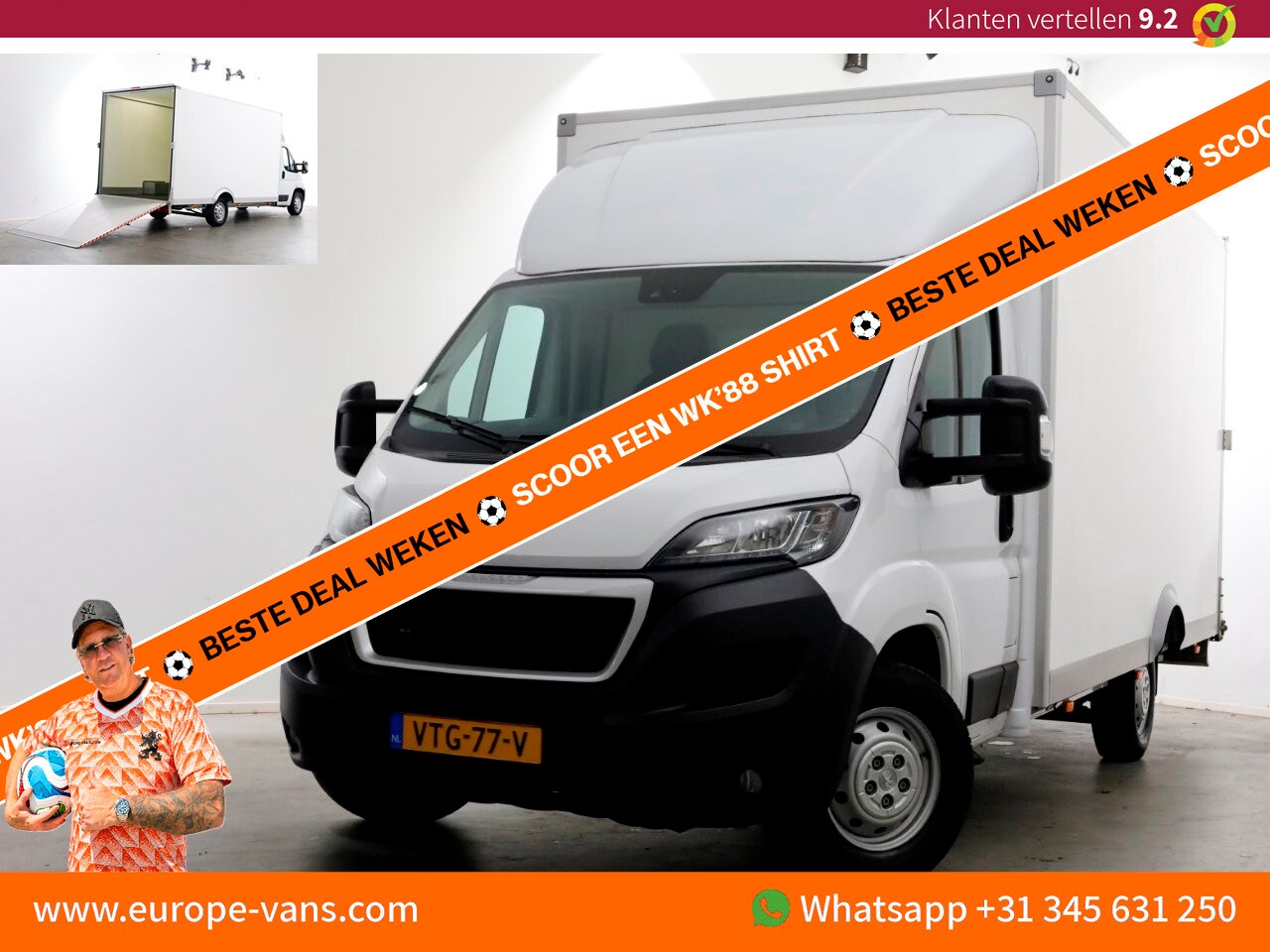 Peugeot Boxer - 2.2 BlueHDi 165pk Durisotti Lowliner Bakwagen met laadklep 01-2023 - AutoWereld.nl