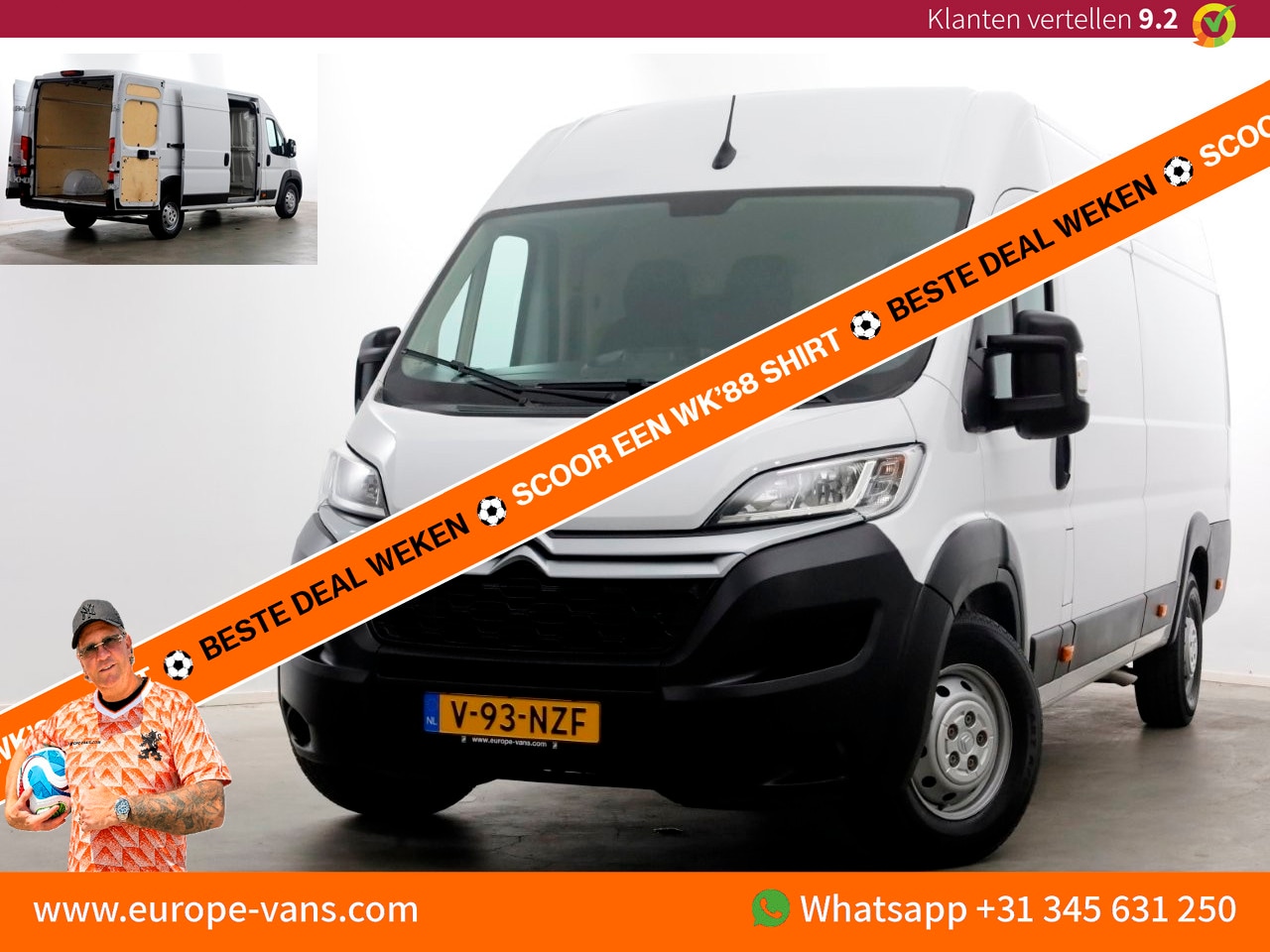 Citroën Jumper - 2.2 BlueHDi 165pk L4H2 Airco/Navi/Camera 06-2024 - AutoWereld.nl