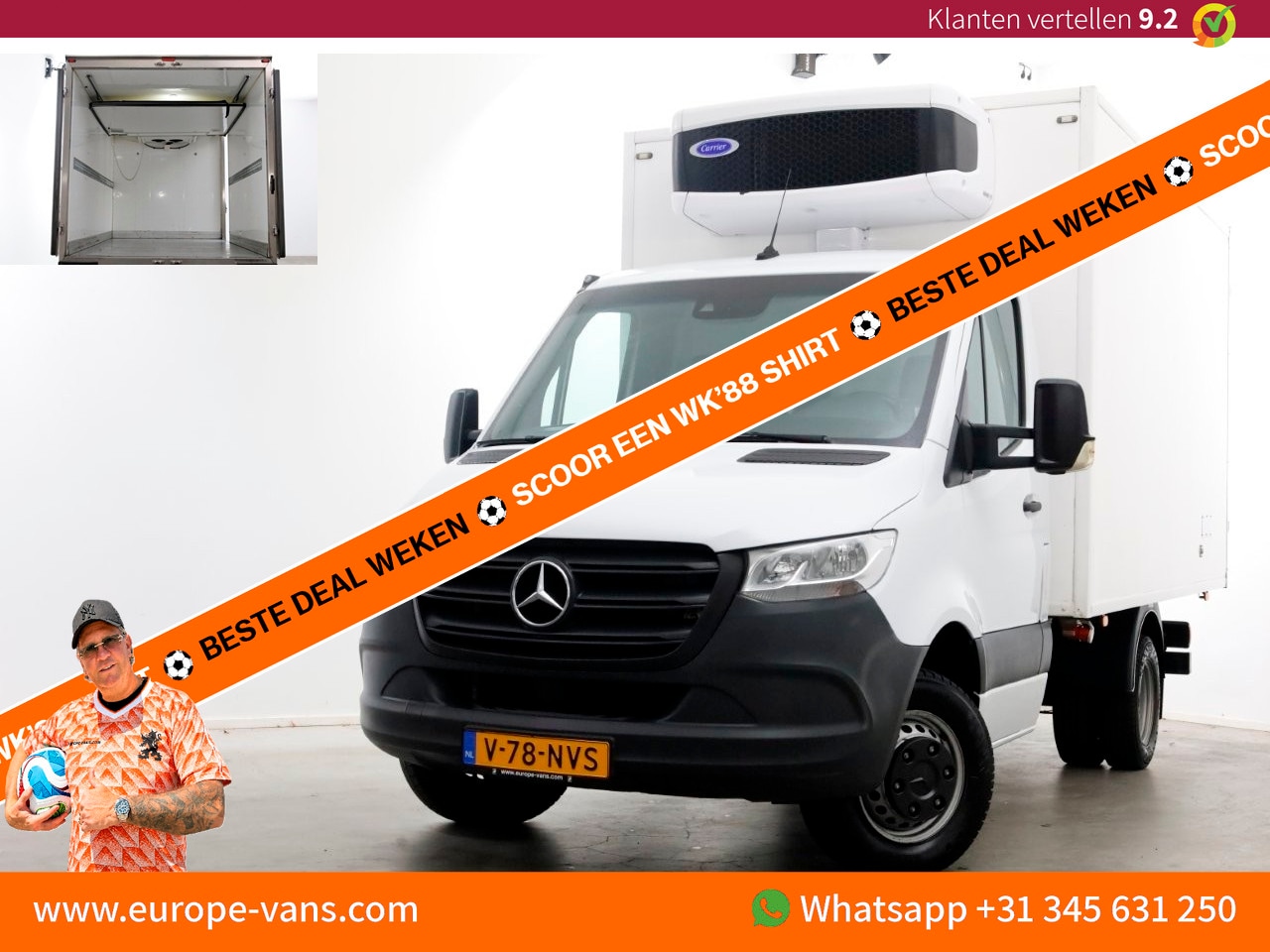 Mercedes-Benz Sprinter - 515 CDI 150pk RWD L2 Koelwagen 12V+230V Xarios 5 01-2023 - AutoWereld.nl