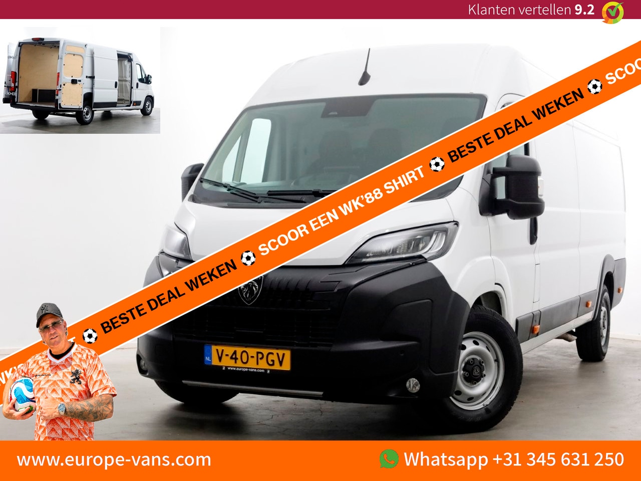 Peugeot Boxer - 2.2 BlueHDi 180pk Automaat L4H2 LED/ACC/Navi/Camera 11-2024 - AutoWereld.nl