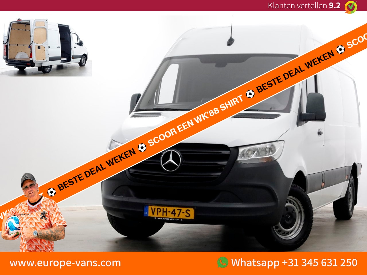 Mercedes-Benz Sprinter - 311 CDI 115pk RWD 7G Automaat L2H2 Airco/Camera 05-2021 - AutoWereld.nl