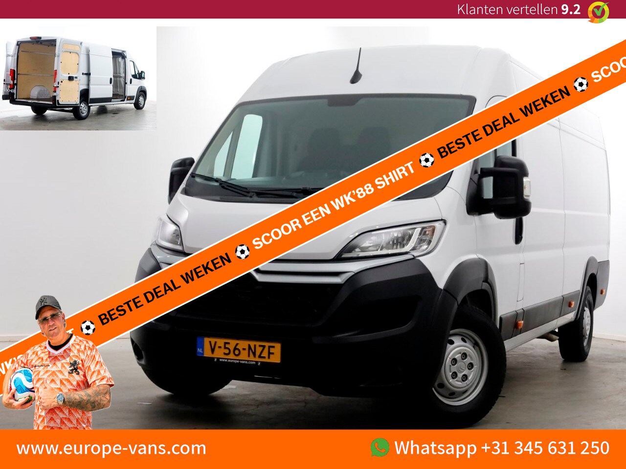 Citroën Jumper - 2.2 BlueHDi 165pk L4H2 Airco/Navi/Camera 06-2024 - AutoWereld.nl
