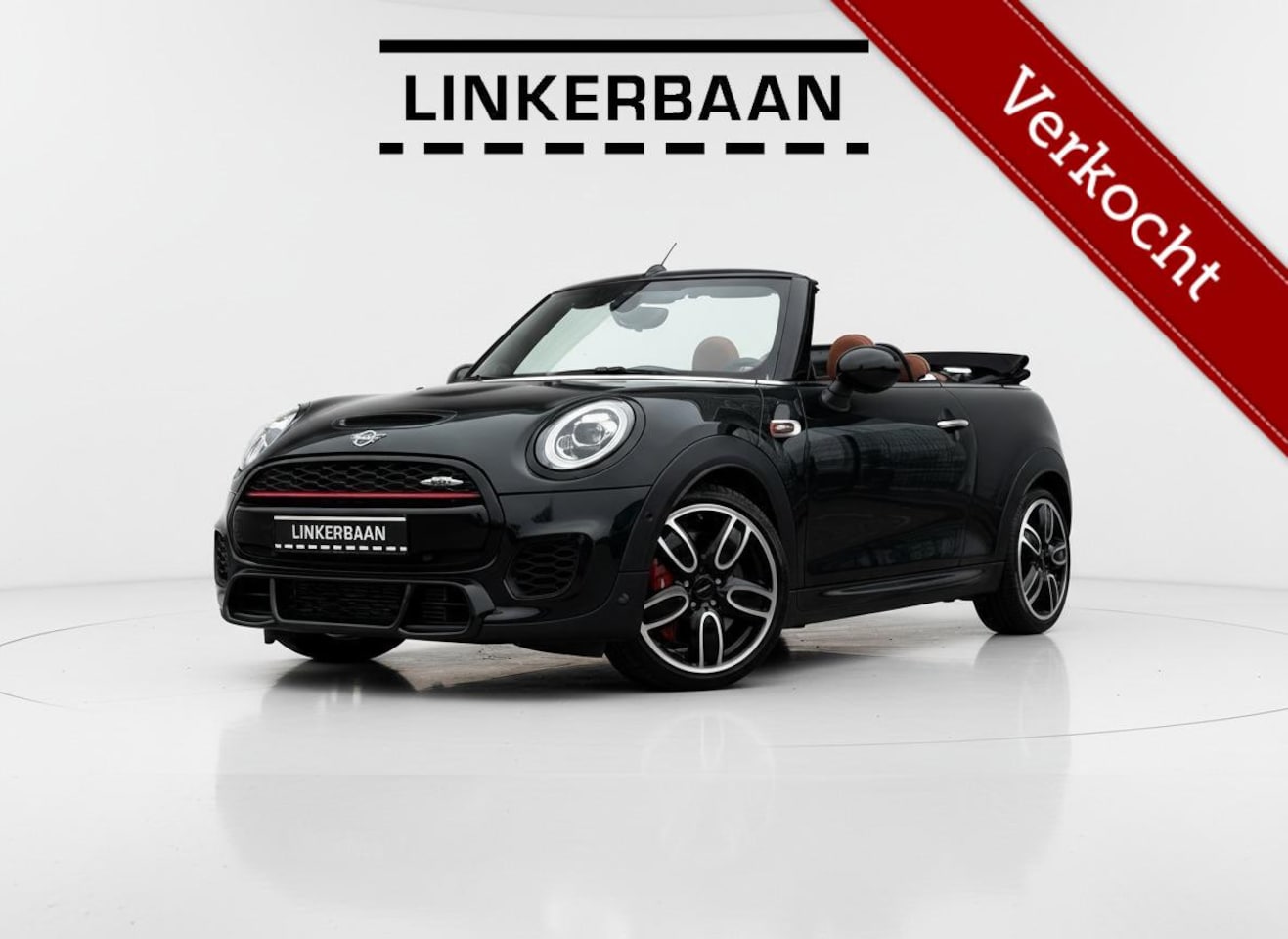 MINI Cabrio - 2.0 John Cooper Works | Vol opties | H&K | Head Up | Leder | 18 inch | - AutoWereld.nl