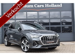 Audi Q3 - 45 TFSI e S-Line 245 Pk Pano Memory Sfeer Matrix 360 Camera ACC Keyless Vol Lederen Sports