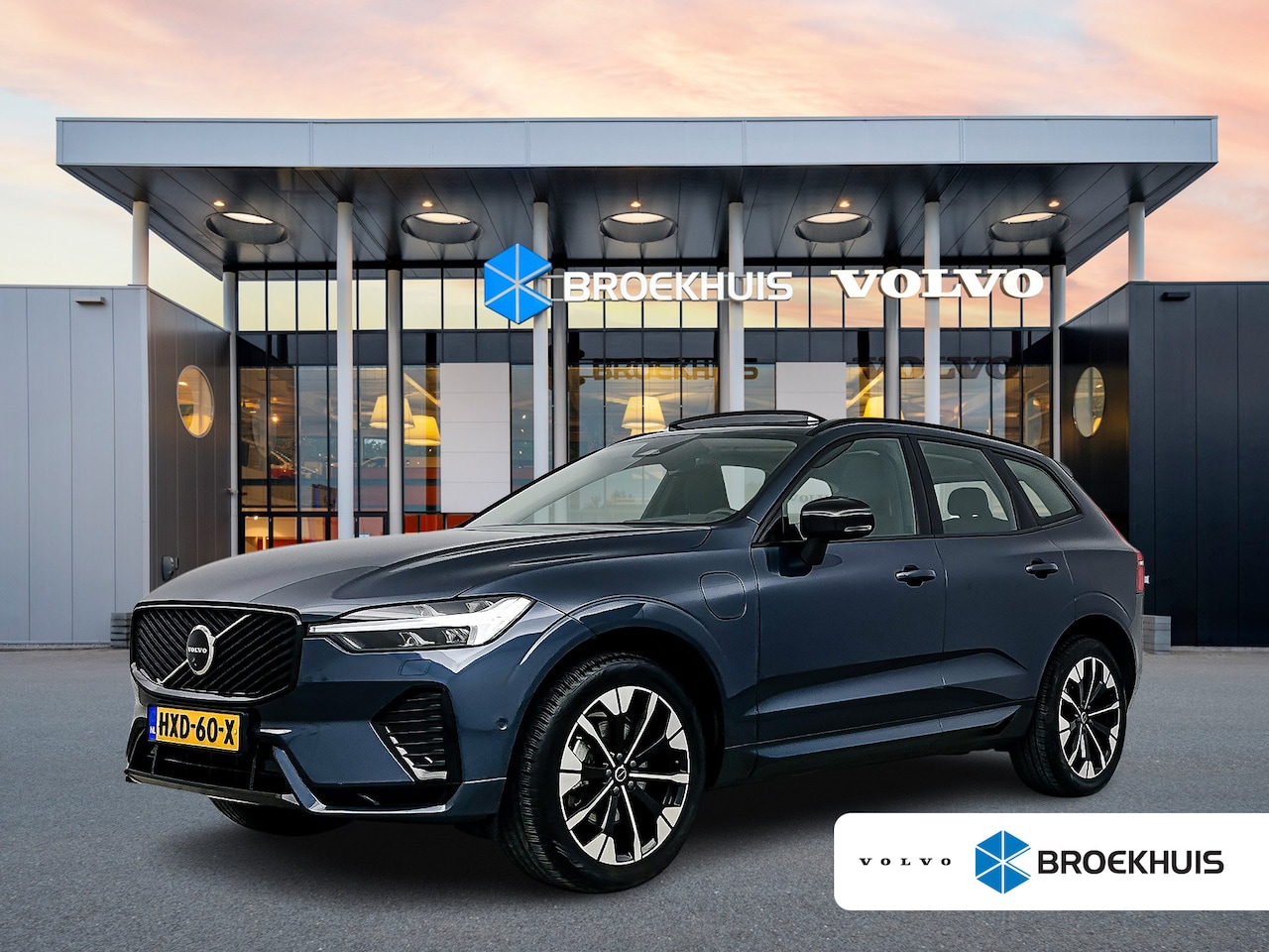Volvo XC60 - T6 Recharge Ultra Dark | 20" | Trekhaak | Panoramadak | Full LED | 360 Camera | Head-Up | - AutoWereld.nl