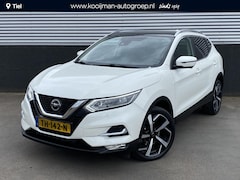 Nissan Qashqai - 1.2 Tekna Automaat, Trekhaak, Panoramadak, 360" Camera, Stoelverwarming, Navigatie, PDC