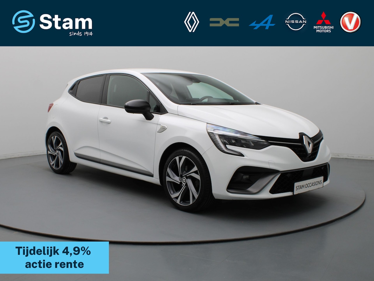 Renault Clio - E-Tech Hybrid 140pk R.S. Line Camera | Cruise | Navi | Parkeersens. v+a | Stoelverw. - AutoWereld.nl