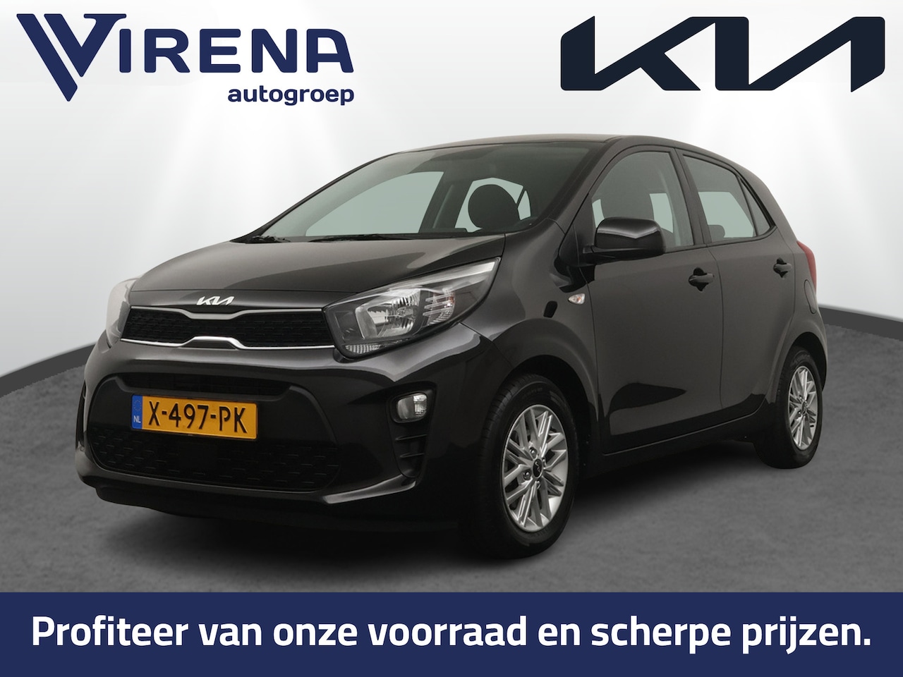Kia Picanto - 1.0 DPi DynamicLine - Apple CarPlay/Android Auto - Cruise Control - Airco - LM Velgen - Fa - AutoWereld.nl