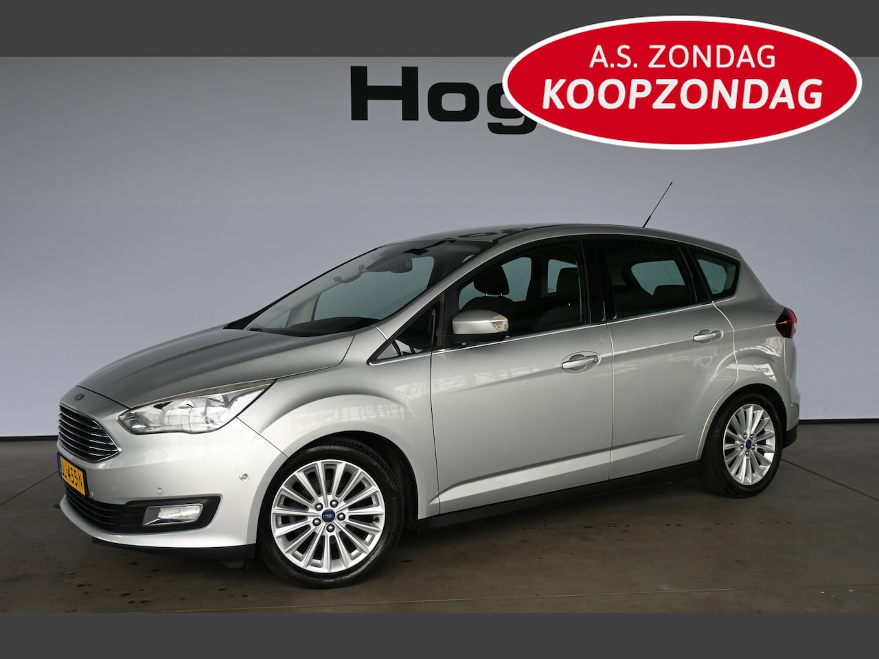Ford C-Max - 1.0 Titanium Clima Cruise control Navigatie Rijklaarprijs Inruil Mogelijk! - AutoWereld.nl